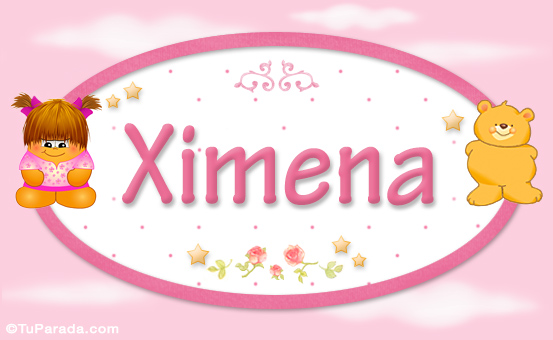 Ximena - Nombre para bebé - Nombres para niñas, bebés, osito nena