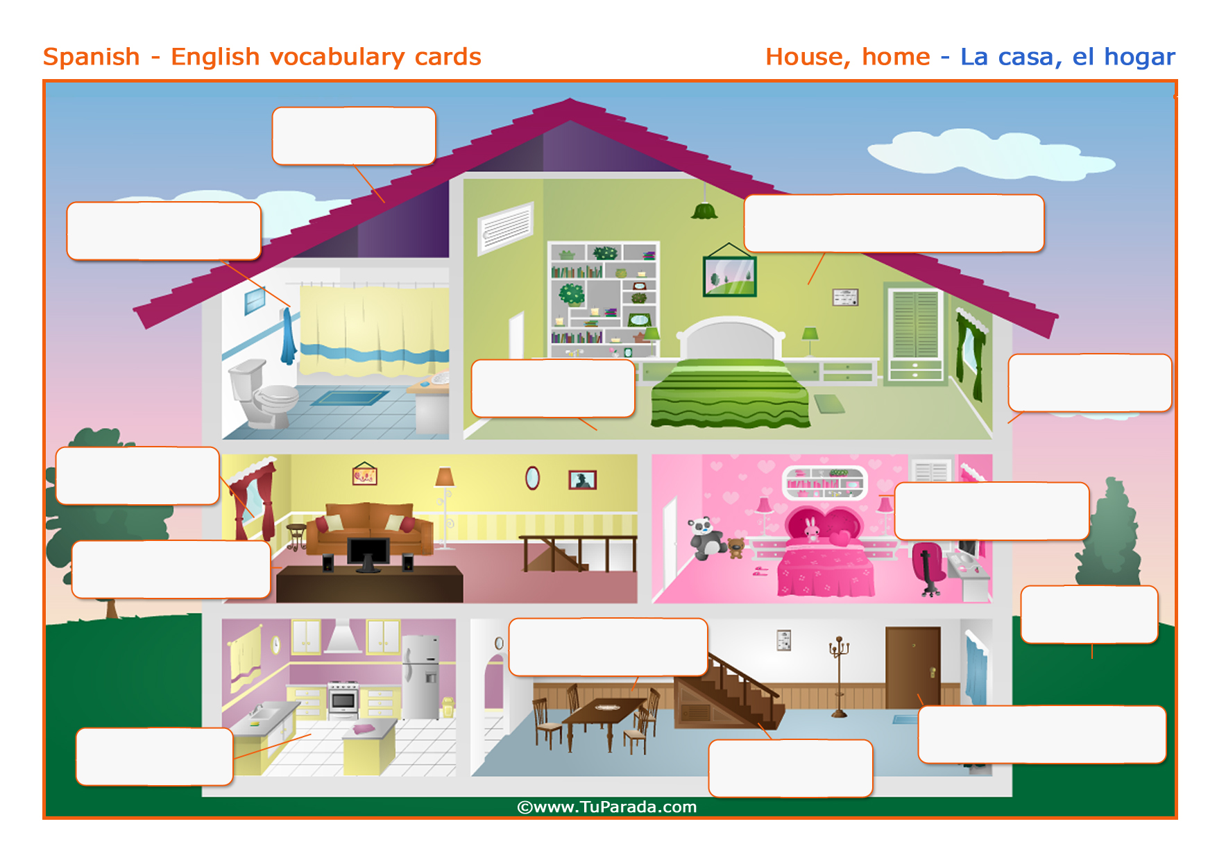 The house in Spanish Questions and Answers / La casa en