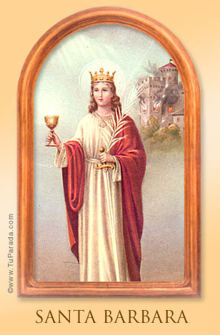 VIRGEN SANTA BARBARA virgen santa barbara: