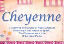 Cheyenne Name Meaning - Cheyenne name Origin, Name ...