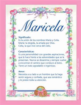 Significado del nombre Maricela