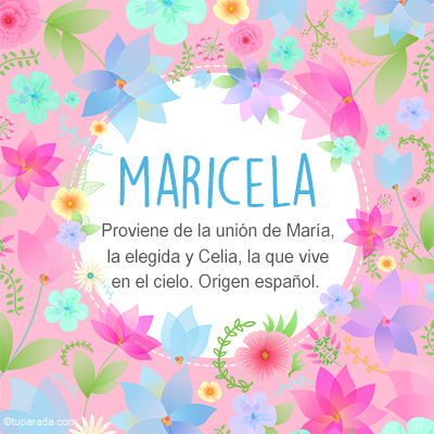 Significado Nombre Maricela