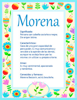 Significado del nombre Morena