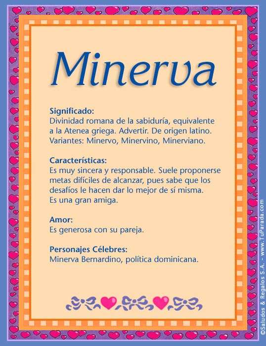 Tarjeta - Minerva