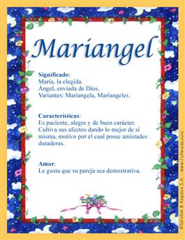 Significado del nombre Mariangel