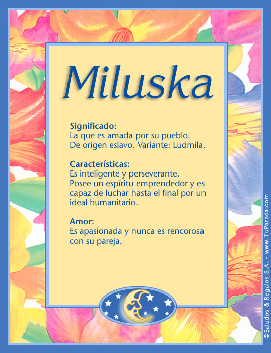 Tarjeta - Miluska