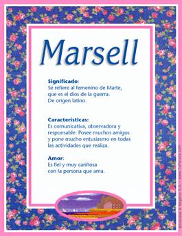 Significado del nombre Marsell