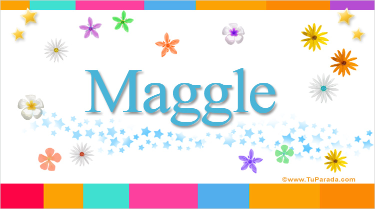 Nombre Maggle, Imagen Significado de Maggle