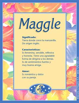 Significado del nombre Maggle