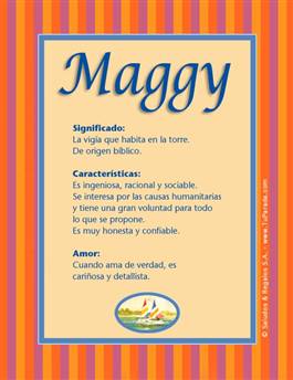 Significado del nombre Maggy