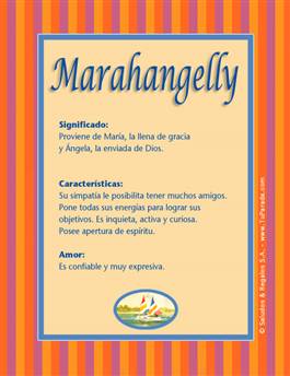 Significado del nombre Marahangelly