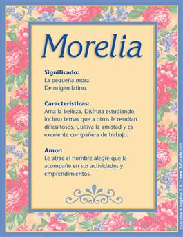 Significado del nombre Morelia