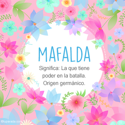 Significado Nombre Mafalda