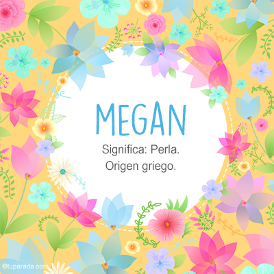 Significado Nombre Megan
