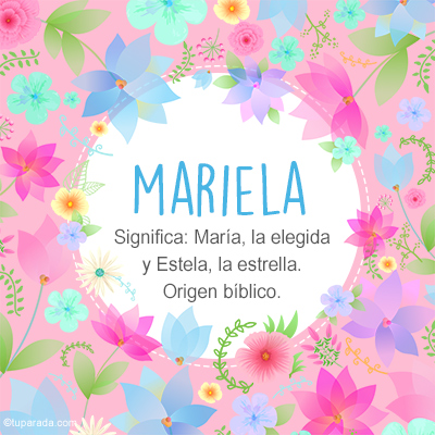 Significado Nombre Mariela