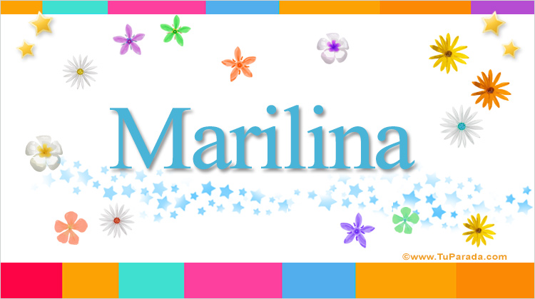 Nombre Marilina, Imagen Significado de Marilina
