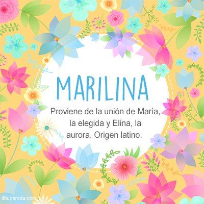 Significado Nombre Marilina