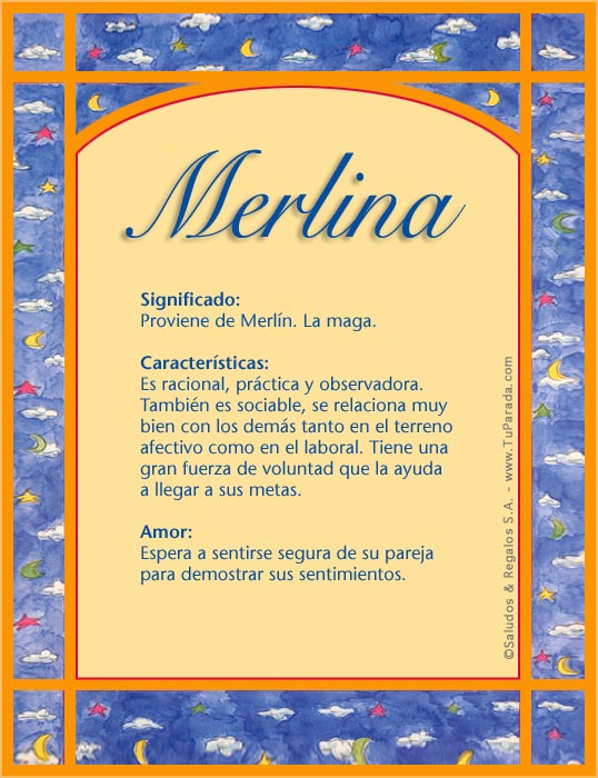 Merlina - M, tarjetas