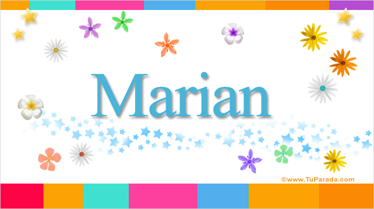 Nombre Marian, Imagen Significado de Marian