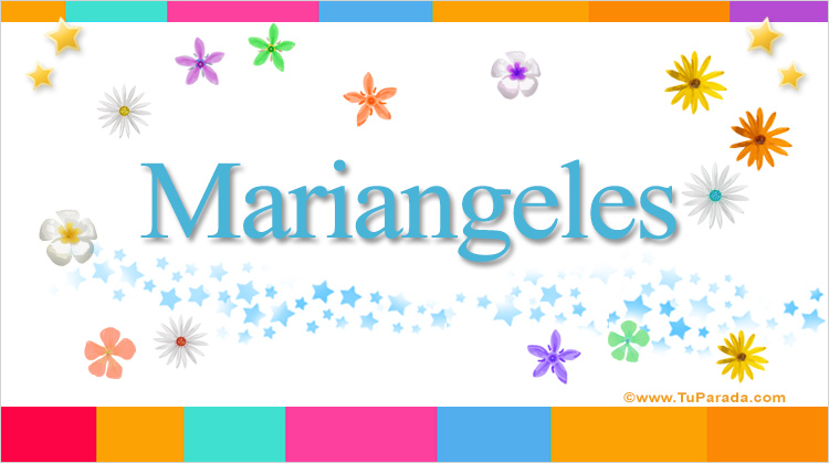 Nombre Mariangeles, Imagen Significado de Mariangeles