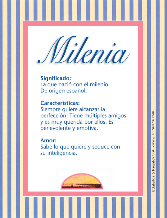 Tarjeta - Milenia