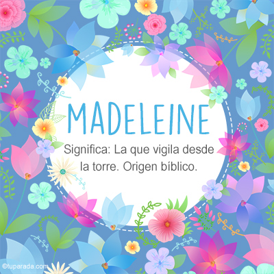 Significado Nombre Madeleine