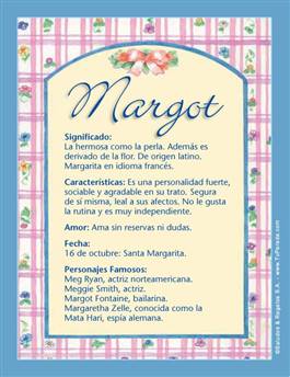 Significado del nombre Margot