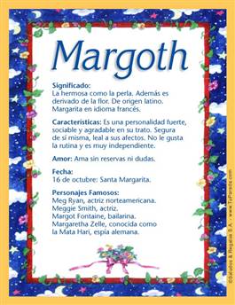 Significado del nombre Margoth