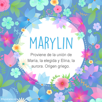 Significado Nombre Marylin