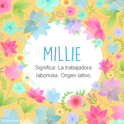 Significado Nombre Millie