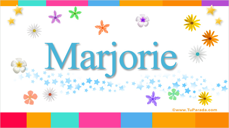 Nombre Marjorie, Imagen Significado de Marjorie