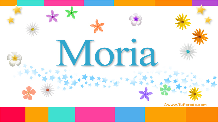 Nombre Moria, Imagen Significado de Moria