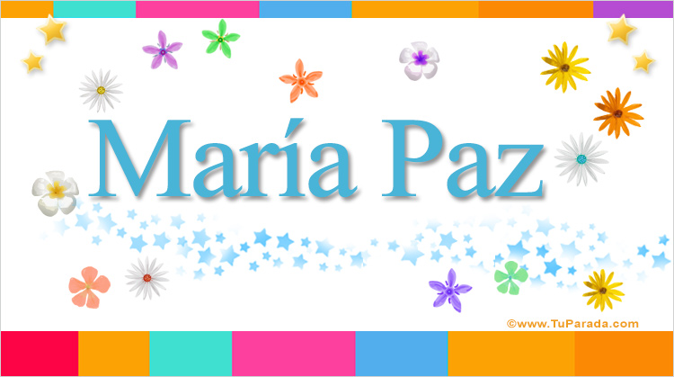 Nombre María Paz, Imagen Significado de María Paz