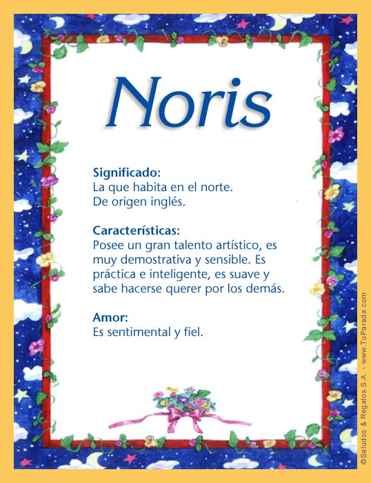 Tarjeta - Noris