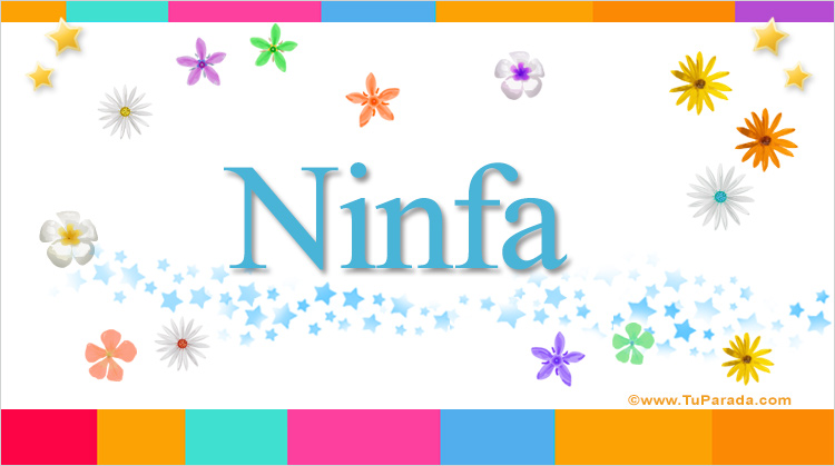 Nombre Ninfa, Imagen Significado de Ninfa
