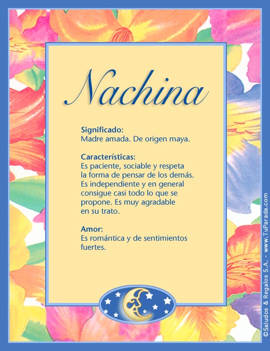 Tarjeta - Nachina