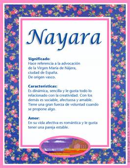 Nombre Nayara