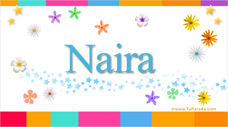 Nombre Naira, Imagen Significado de Naira