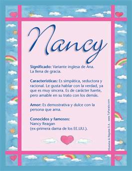 Nombre Nancy