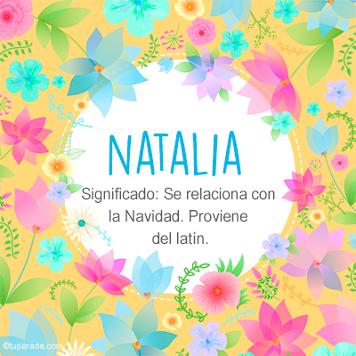 Significado Nombre Natalia