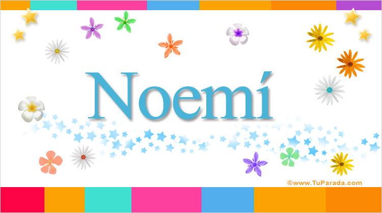 Nombre Noemí, Imagen Significado de Noemí