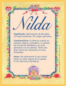 Significado del nombre Nilda
