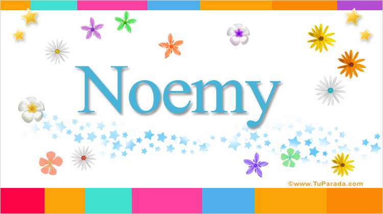 Nombre Noemy, Imagen Significado de Noemy