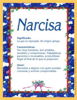 Significado del nombre Narcisa