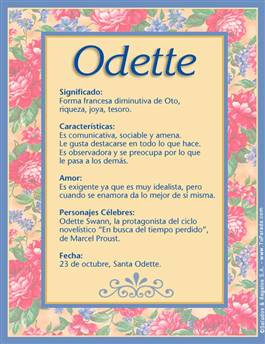 Nombre Odette