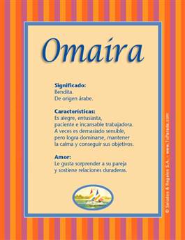 Significado del nombre Omaira