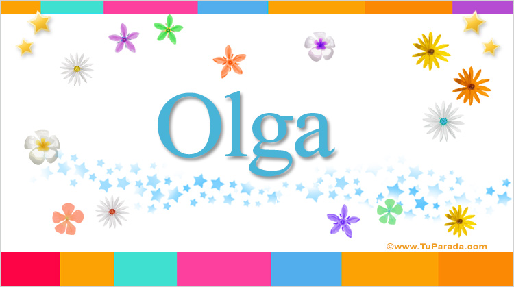 Nombre Olga, Imagen Significado de Olga