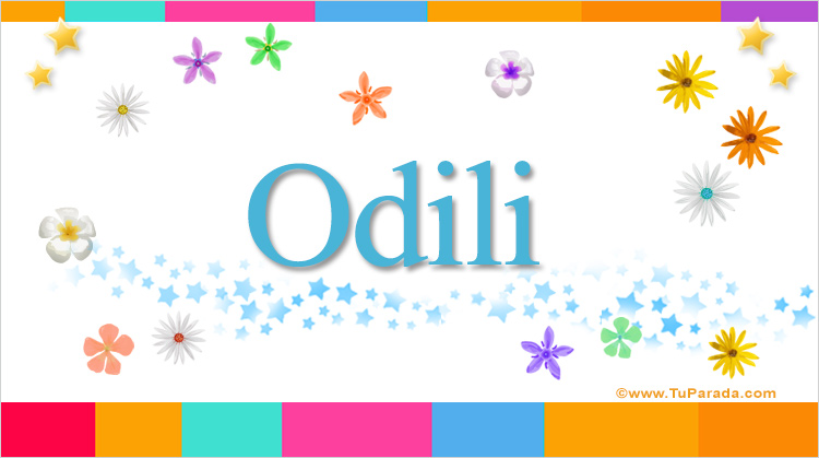 Nombre Odili, Imagen Significado de Odili