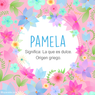 Significado Nombre Pamela