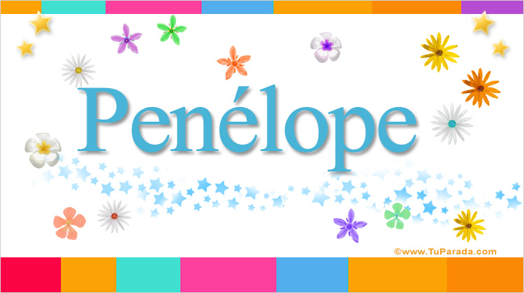 Nombre Penélope, Imagen Significado de Penélope